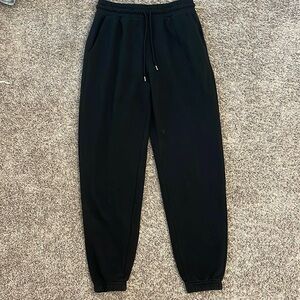All black sweatpants